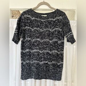 Lucky Brand Monochrome Chevron Sweater